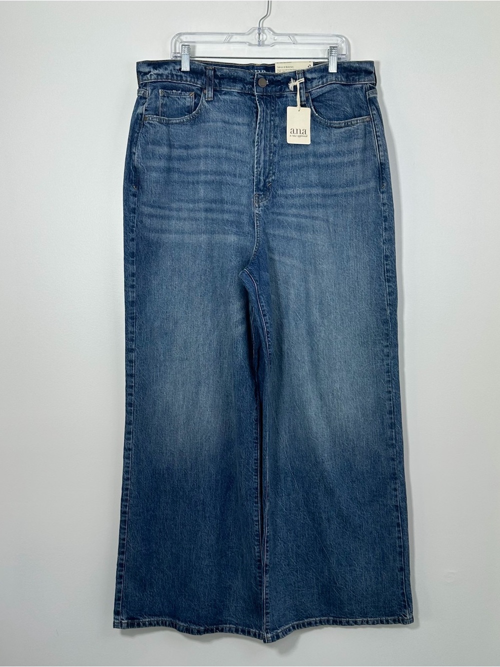 a.n.a A New Approach Highest-Rise Wide Leg Jeans Women’s Plus Size 18 NWT